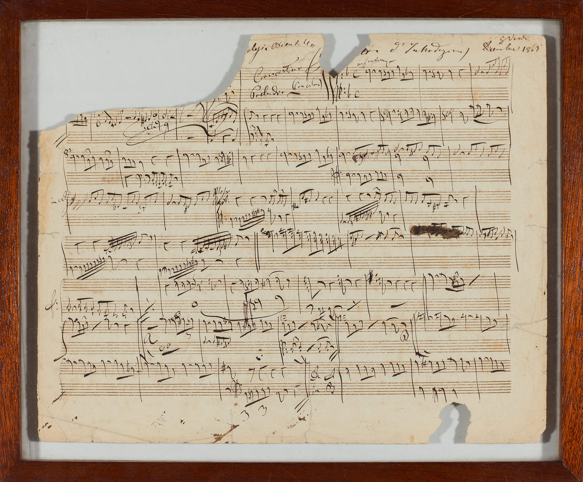 [G]elosia orientale : d'introduzione, G. Verdi (December, 1861)
